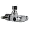 Apollo 1/2 in. Chrome-Plated Brass PEX-A Barb x 1/4 in. Compression Quarter-Turn Icemaker Tee Valve EPXIMT1214 - alternate 4